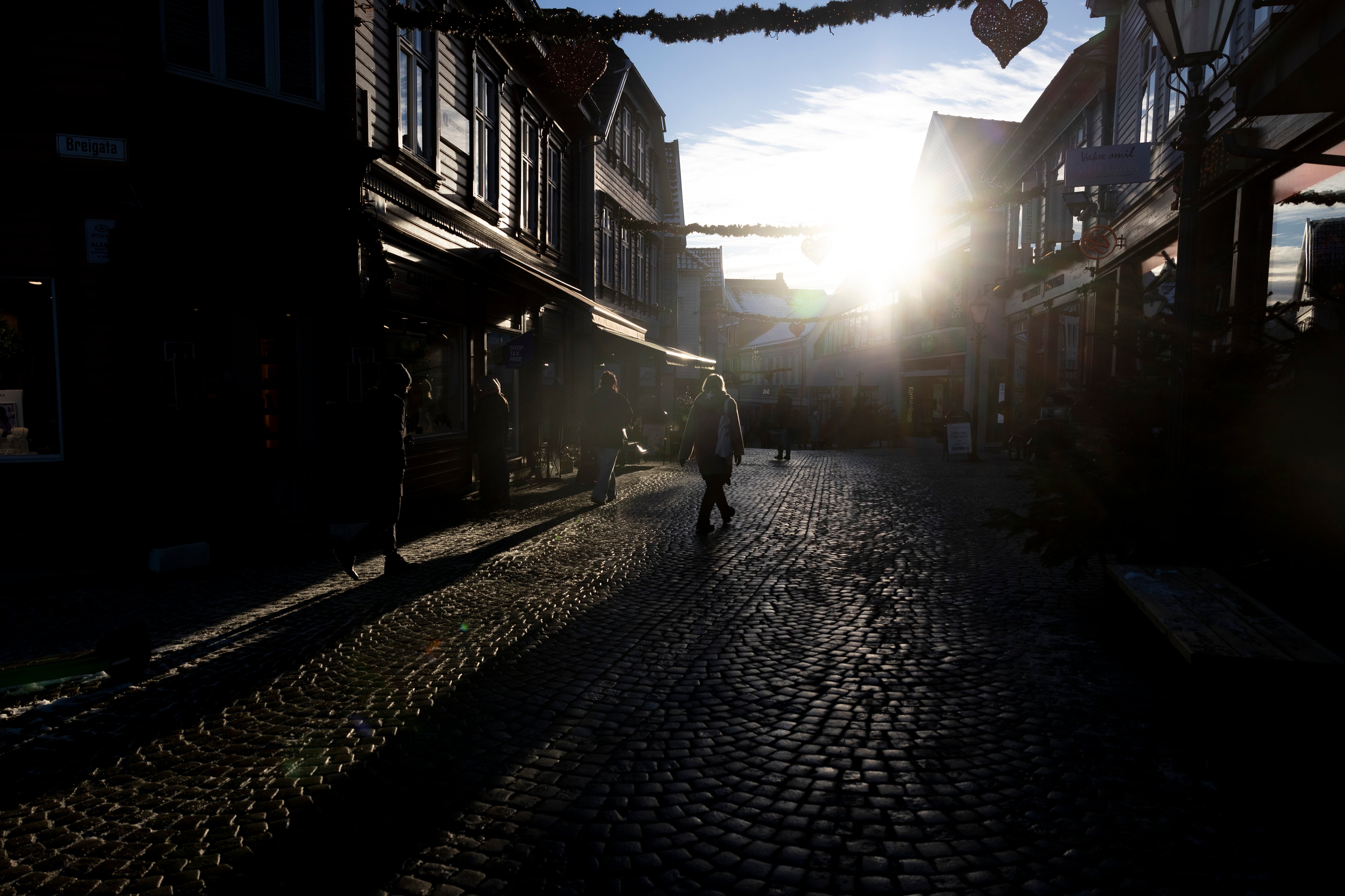 Calles de la ciudad noruega de Stavanger, situada al oeste del país, donde el 'nynorsk' es fuerte. 