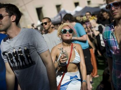 Asistentes al festival S&oacute;nar, en Barcelona. 