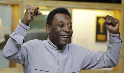 Pelé, el mes de juny passat.