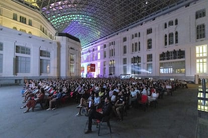 Una sesión de cine de verano de Cibeles.