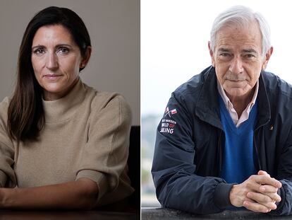 Asunción Loriente (actual presidenta de la Federación de Remo) y José Agustín Gómez-Raggio, candidato de la moción de censura.