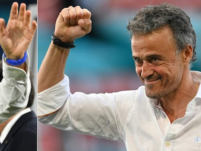 Roberto Mancini y Luis Enrique, los seleccionadores de Italia y España.