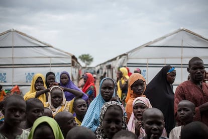 Un campo de desplazados internos en Pulka (Nigeria).