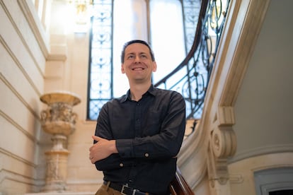 John Jumper, investigador senior de Deepmind, galardonado con el Premio Fronteras del Conocimiento en Biomedicina, este lunes en Bilbao.