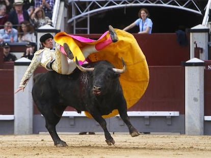 David Mora en la Feria de San Isidro el pasado mayo.