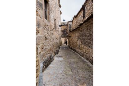 Una de las calles de Baeza.