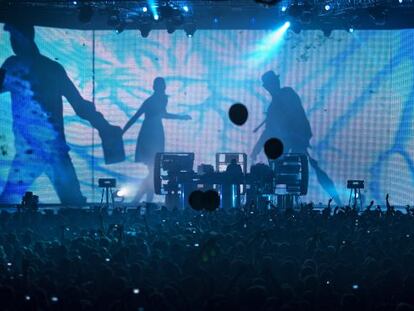Actuació de The Chemical Brothers al festival Sónar 2010 de Barcelona.
