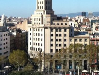 Sede del BBVA en la plaza de Cataluña (Barcelona).