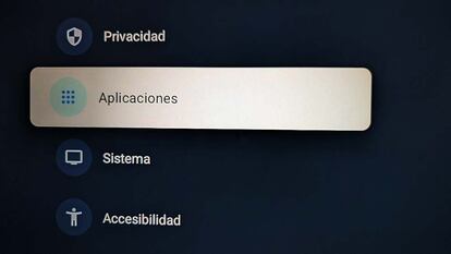 Apartado aplicaciones en Google TV Streamer Iván Martín