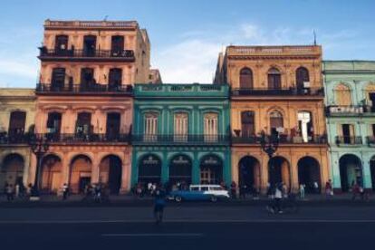 Edificios del Malecón de La Habana.
