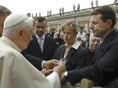 Los McCann con el Papa