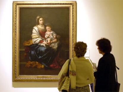 El cuadro <i>Virgen con el niño</i> <b>(1650), de Bartolomé Esteban Murillo, una de las obras del Museo Goya de Castres.</b>