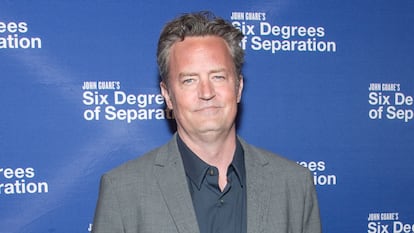 O ator Matthew Perry em abril de 2017, em uma estreia em Nova York.