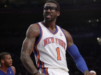 Amare Stoudemire, en un partido ante Detroit.