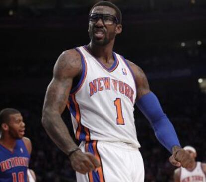 Amare Stoudemire, en un partido ante Detroit.