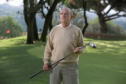 Antonio Garrido, en el Club de Campo de Madrid.