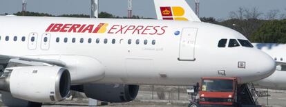 Avi&oacute;n de Iberia Express.