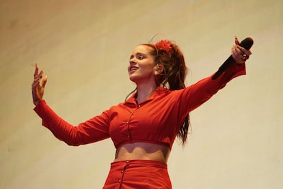 Rosala durante su presentacin en el festival Ceremonia 2019.