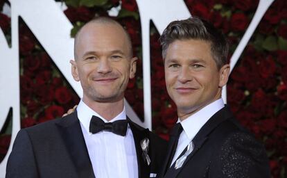 Neil Patrick y su marido David Burtka.