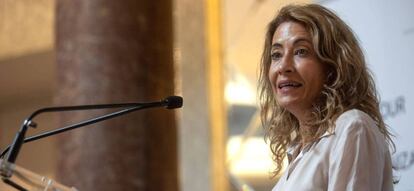 La ministra de Transportes, Movilidad y Agenda Urbana, Raquel Sánchez.