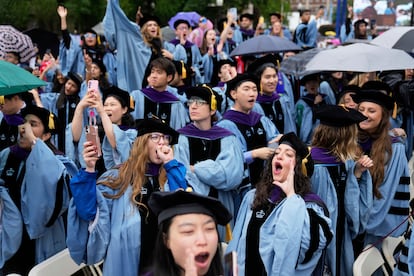 Ceremonia de graduación en Columbia, el pasado 21 de mayo. 