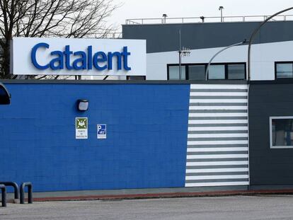 Planta de Catalent, fabricante de AstraZeneca en Italia.