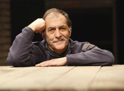 El actor y director teatral Ramón Barea, en el local de ensayos del Teatro Arriaga.