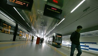 Estación de metro de Serrería, en Valencia.