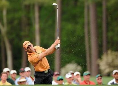 Sergio García durante el Masters de Augusta.