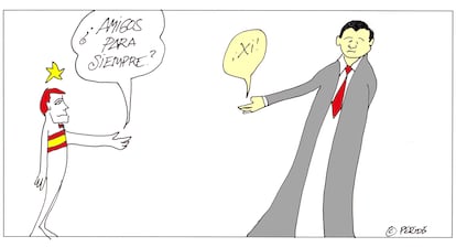 Viñeta de Peridis del 8 de abril de 2025.