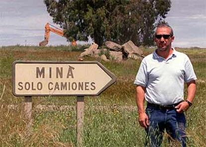 Agapito Ramírez, cabeza de lista de Izquierda Unida en Aznalcóllar (Sevilla).