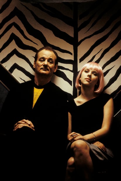 Scarlett Johansson y Bill Murray en un fotograma de 'Lost in Translation'.