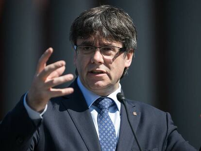 El presidente catalan, Carles Puigdemont.