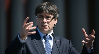 El presidente catalan, Carles Puigdemont.