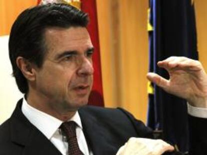 El ministro de Industria, José Manuel Soria, en declaraciones a EFE. EFE/Archivo