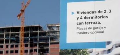 En la imagen, una promoción de vivienda nueva.