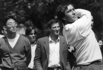 Severiano Ballesteros se mantuvo como número uno durante 31 semanas, repartidas entre 1986, 1987 y 1989. La imagen es del Open de Madrid de 1990.