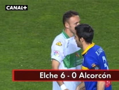 Liga Adelante. Jornada 18. Elche 6-0 Alcorcón