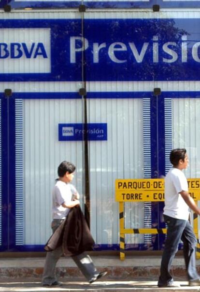 Oficinas centrales del fondo de pensiones BBVA Previsión en la ciudad oriental de Santa Cruz (Bolivia).