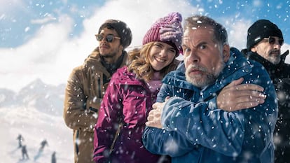 Casi familia de Netflix protagonistas de la película