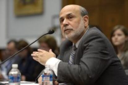 El presidente de la Fed, Ben Bernanke.