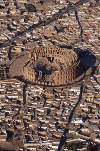 Coliseo de El Djem, en Túnez.