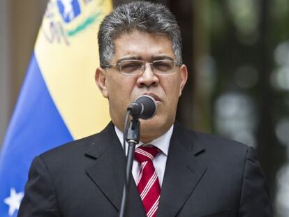El ministro de Relaciones Exteriores de Venezuela, El&iacute;as Jaua. 