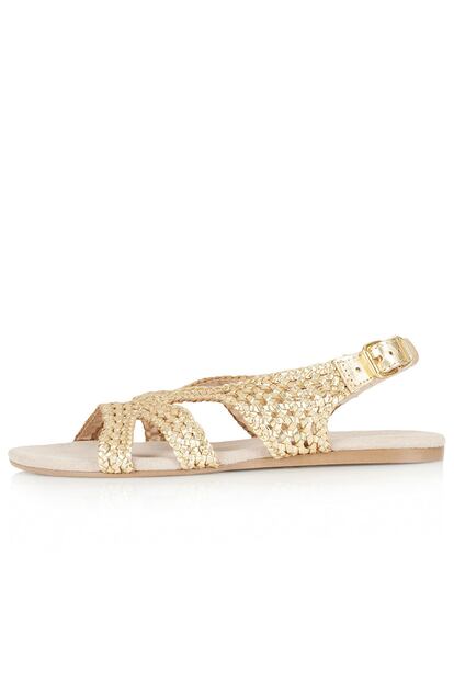 Sandalias trenzadas, de Topshop (39 euros).