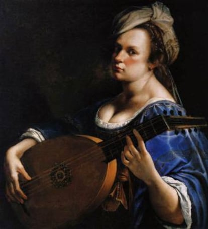 'Autorretrato tocando el laúd' (1615-17), de Artemisia Gentileschi.