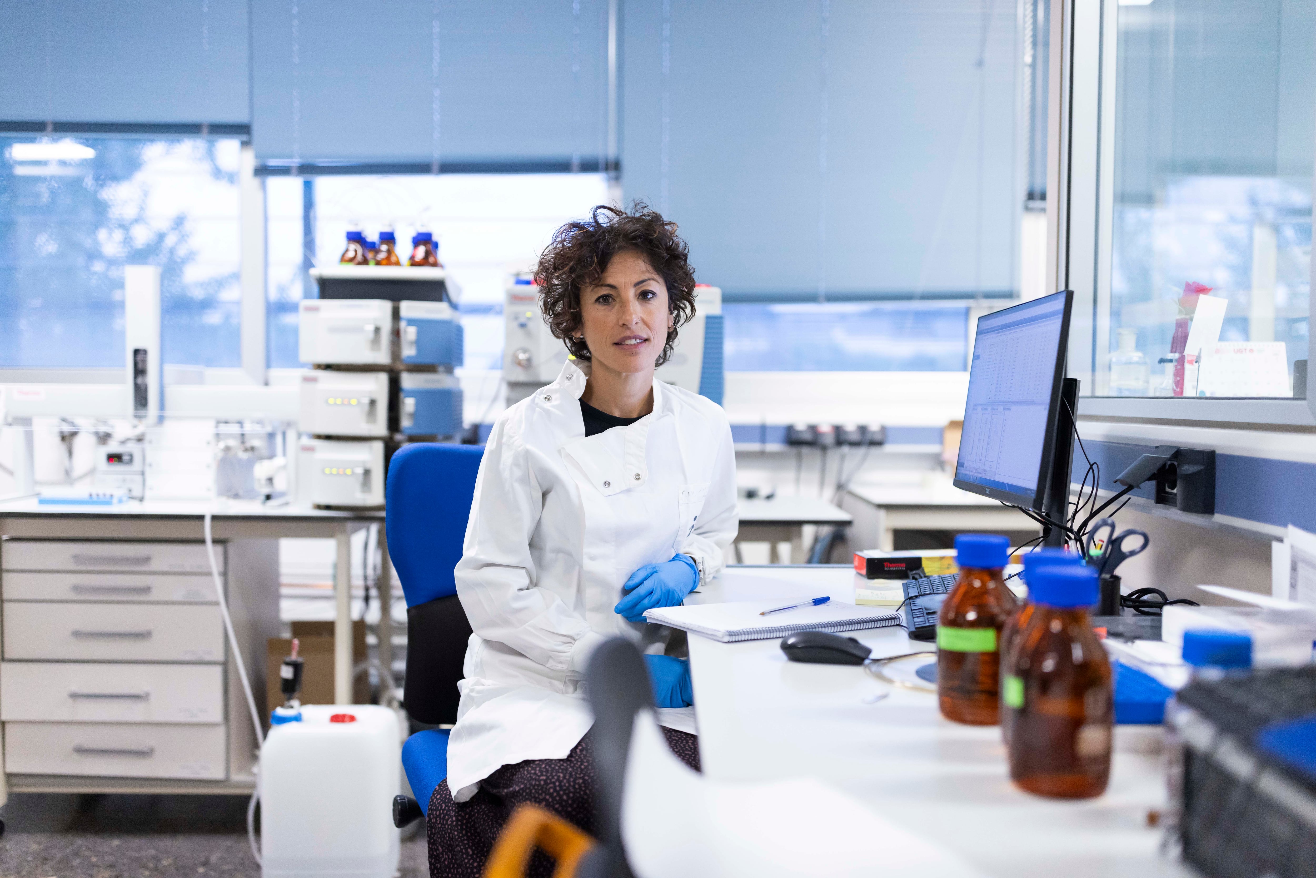 Marta Esteban, jefa del área de Toxicología del Centro Nacional de Sanidad Ambiental, este miércoles. 