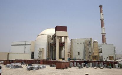 Vista de la central nuclear de Bushehr el pasado 21 de agosto.