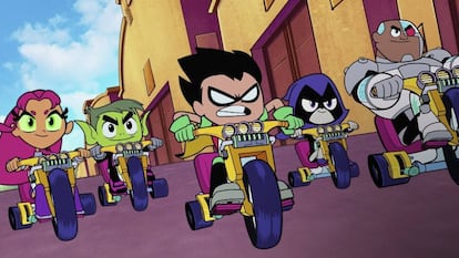 Fotograma de 'Teen Titans go! La película'.