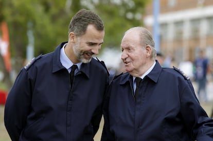 Felipe VI y Juan Carlos I