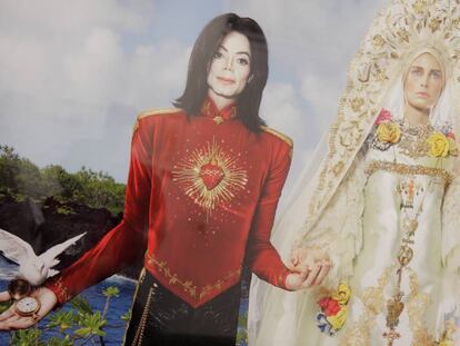 El cantante Michael Jackson retratado por David LaChappelle.